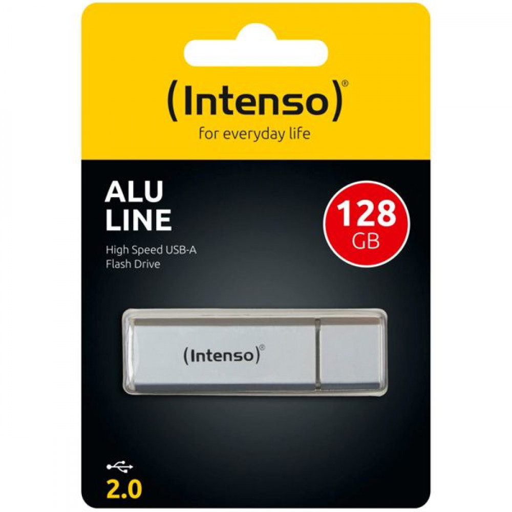 Intenso Alu Line Silver  128GB USB Stick 2.0