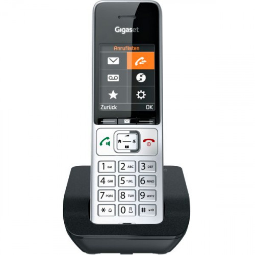 Gigaset COMFORT 500 Ασύρματο Τηλέφωνο με Aνοιχτή Aκρόαση Ασημί