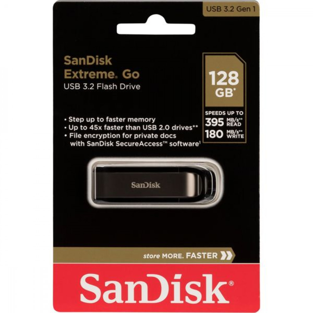 Sandisk Ultra Extreme Go 128GB USB 3.2 Stick Γκρι