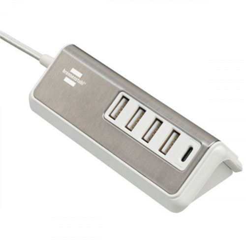 Brennenstuhl USB 2.0 Hub 5 Θυρών με σύνδεση USB-A ΑσημίΚωδικός: 1508230
