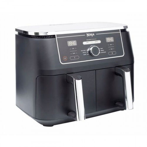 Ninja Foodi Max Dual Zone AF400 Φριτέζα Αέρος με Αποσπώμενο Κάδο 9.5lt Μαύρη
