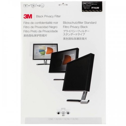 3M PF190W Μαύρο Φίλτρο Προστασίας Απορρήτου για Οθόνες 19 (16:10)