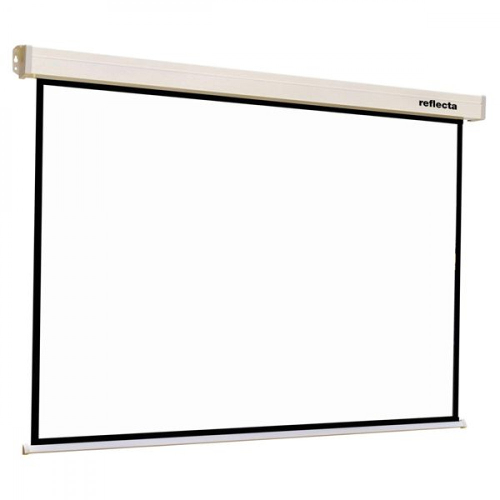 Reflecta Οθόνη Προβολής Projector για Τοίχο/Οροφή Crystal Line Rollo Lux με Λόγο Εικόνας 1:1 160x160cm / 89Κωδικός: 87660