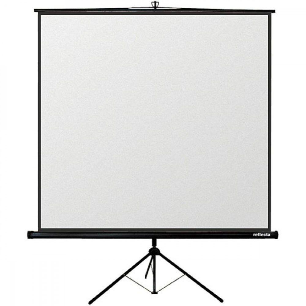 Reflecta Οθόνη Προβολής Projector Δαπέδου Crystal Line Tripod Lux με Λόγο Εικόνας 1:1 160x160cmΚωδικός: 87650