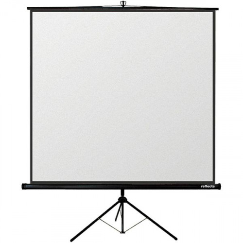 Reflecta Οθόνη Προβολής Projector Δαπέδου Crystal Line Tripod Lux με Λόγο Εικόνας 1:1 160x160cmΚωδικός: 87650