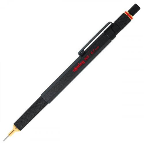 Rotring 800 Μηχανικό Μολύβι 0.7mm με Γόμα ΜαύροΚωδικός: 1904446