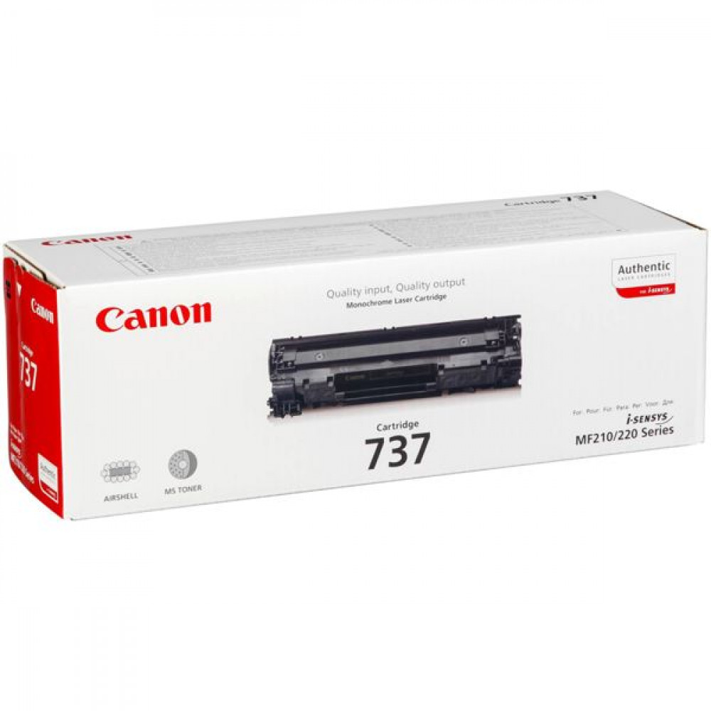 Canon 737 Toner Laser Εκτυπωτή Μαύρο 2400 Σελίδων (9435B002)