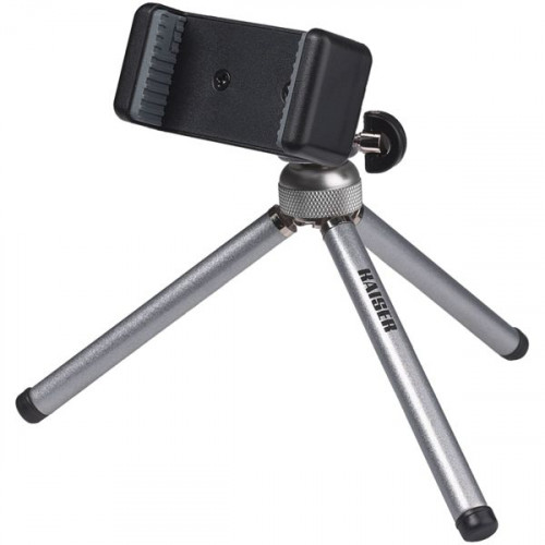 Kaiser Smartphone Stand Τρίποδο Κινητού Ασημί