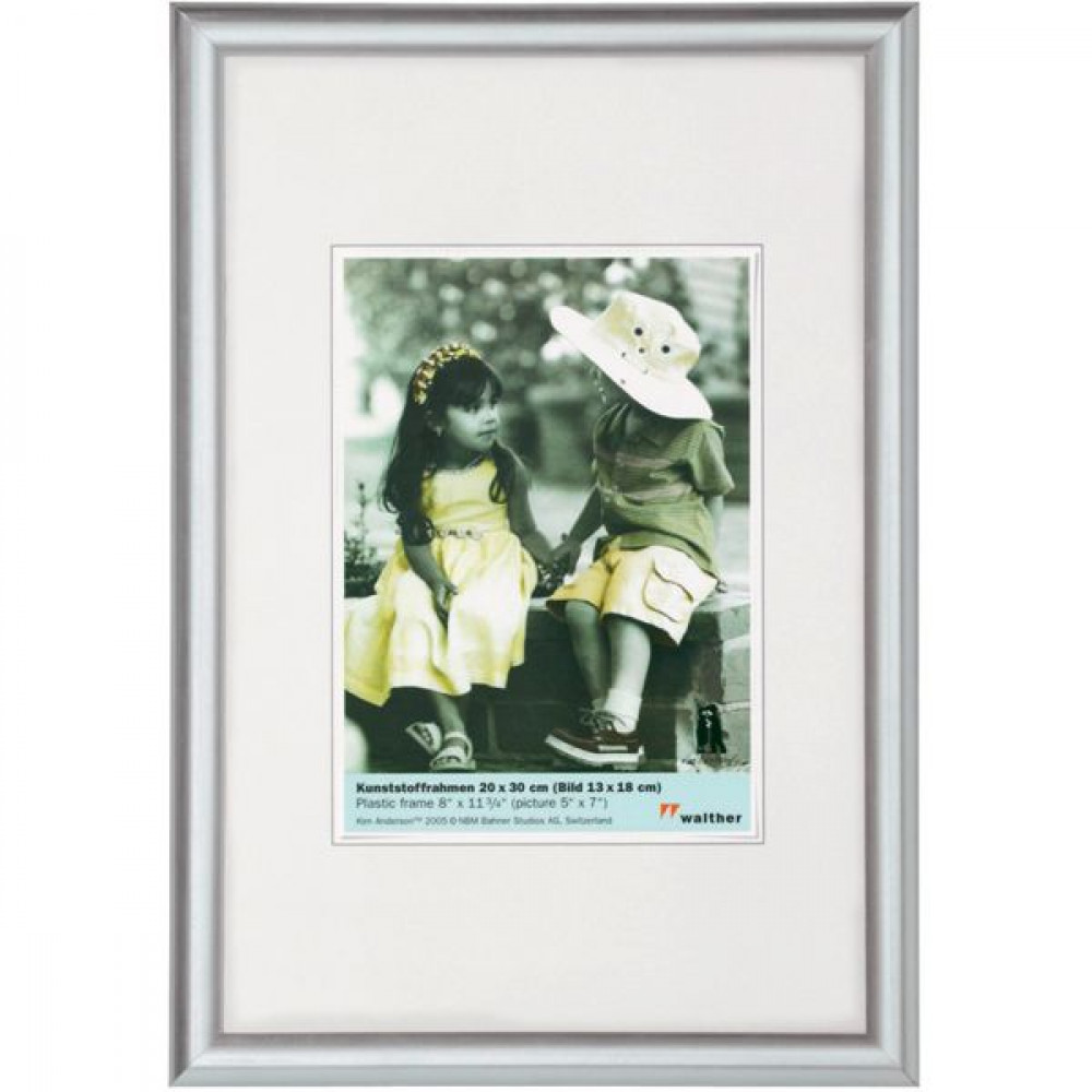 Walther Κορνίζα Πλαστική 20x30 Trendstyle Silver KP030S
