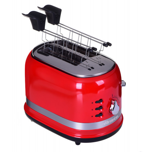 Ariete 149/00 Moderna Φρυγανιέρα 2 Θέσεων 815W Κόκκινη