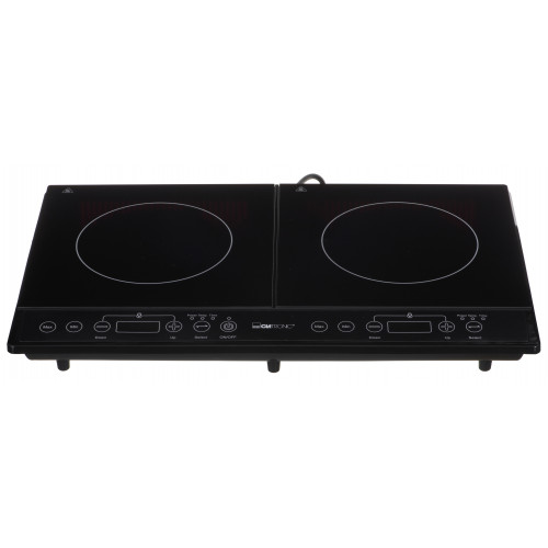Clatronic DKI 3609 Black Countertop Zone induction hob 2 zone(s)