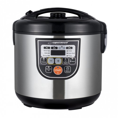 Esperanza EKG011 Πολυμάγειρας 860W με Χωρητικότητα 5lt Ασημί