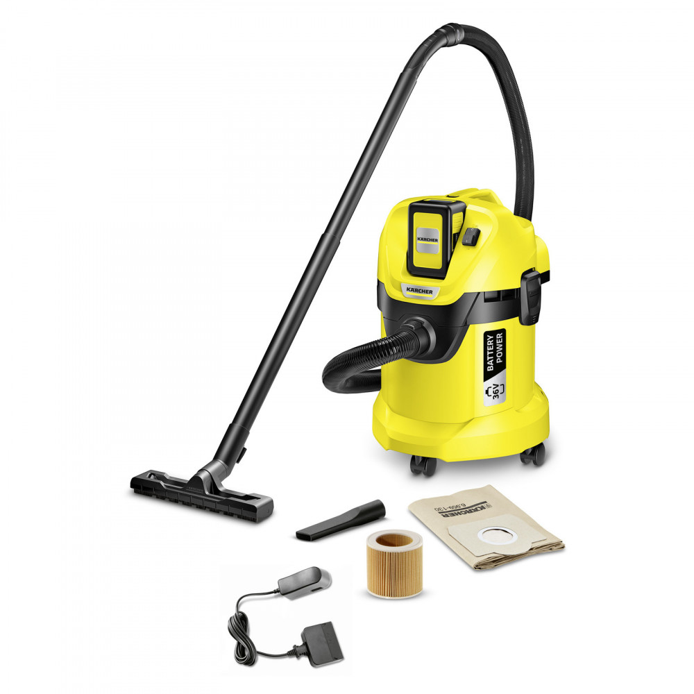 Kärcher 1.629-911.0 dust extractor Black, Yellow 17 L 300 W