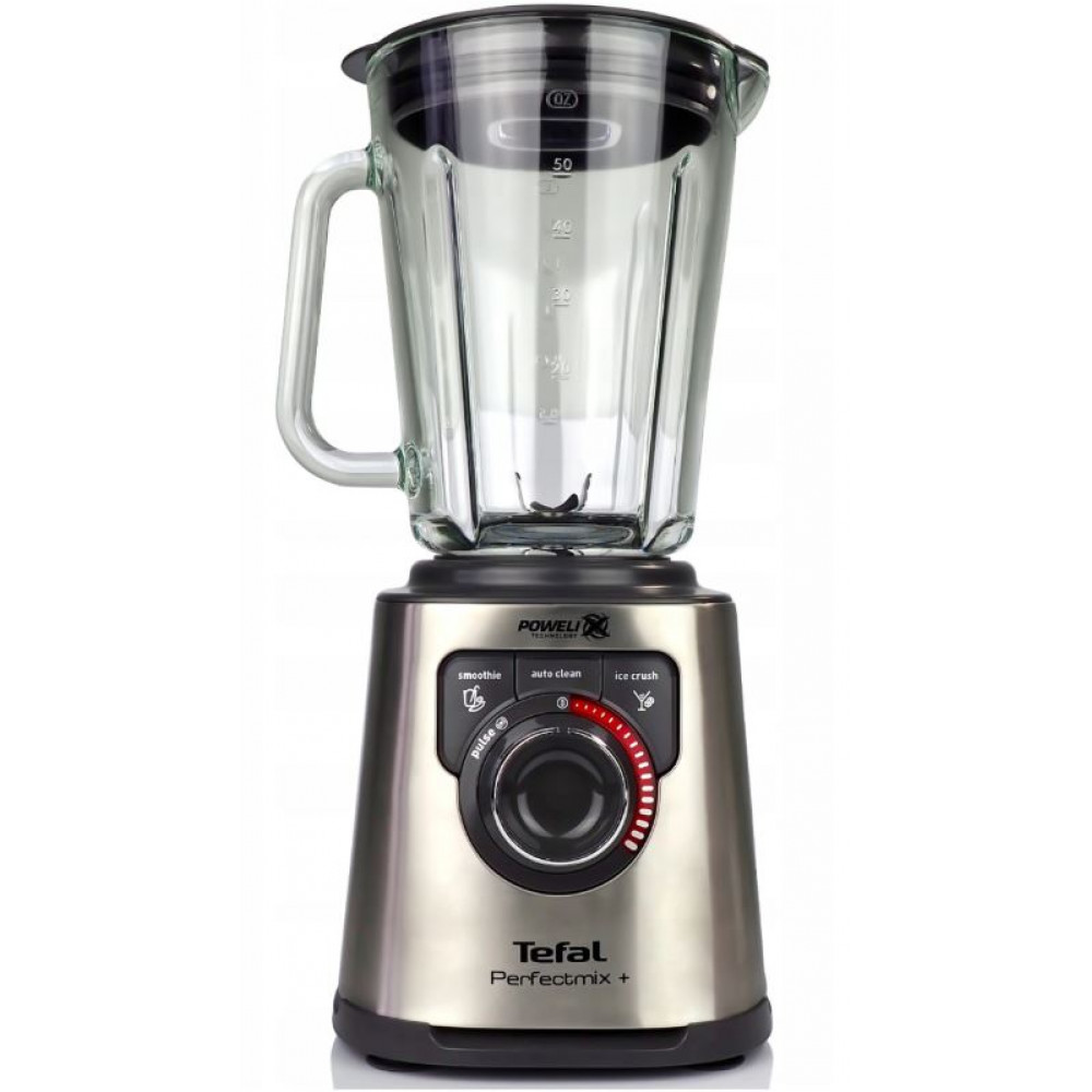Tefal Perfectmix+ BL811D Μπλέντερ για Smoothies με Γυάλινη Κανάτα 2lt 1200W Inox