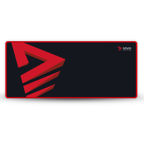 Savio Professional gaming mousepad Turbo Dynamic XXL 1000x500x3mm Black/Red