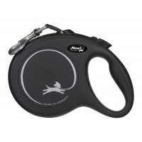 Flexi Πτυσσόμενο Λουρί Σκύλου Ιμάντας Large 8 έως 50kg Μαύρο