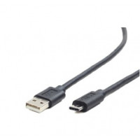 Cablexpert Regular USB 2.0 Cable USB-C male - USB-A male Μαύρο 1m (CCP-USB2-AMCM)
