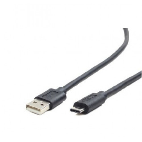 Cablexpert Regular USB 2.0 Cable USB-C male - USB-A male Μαύρο 1m (CCP-USB2-AMCM)