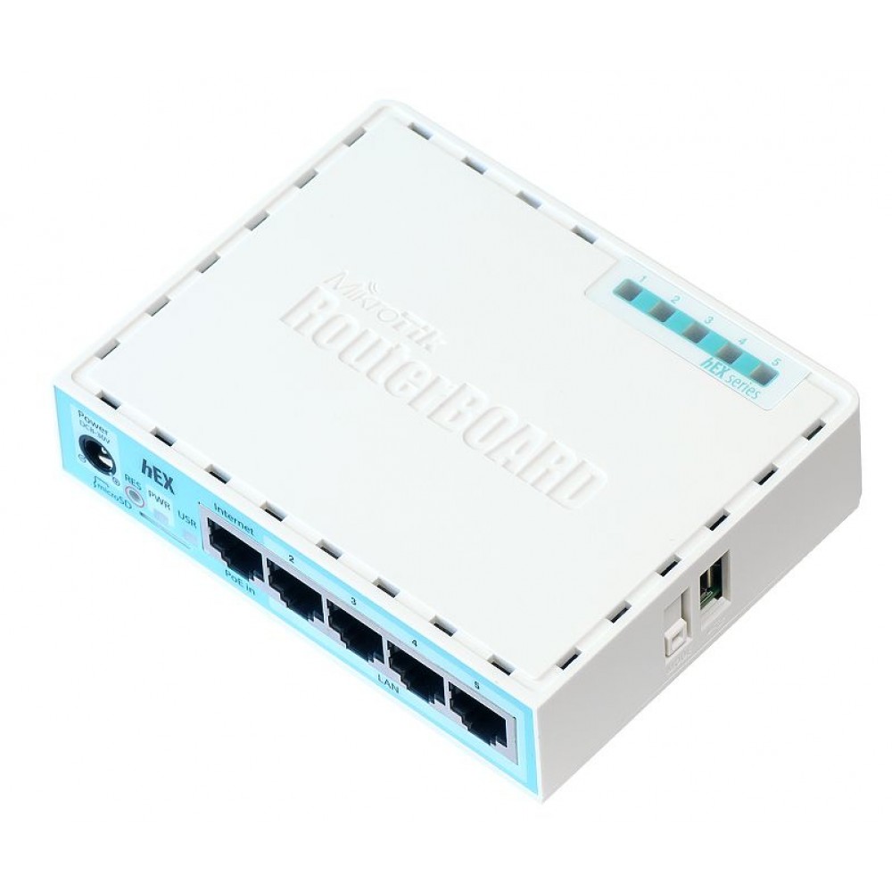 MikroTik hEX RB750Gr3 Router με 5 Θύρες Gigabit Ethernet