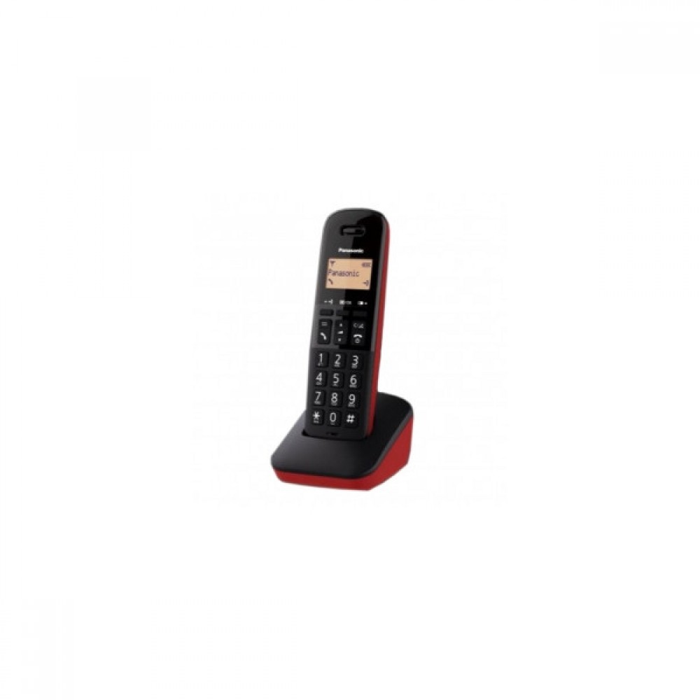 Panasonic KX-TGB610 Ασύρματο Τηλέφωνο με Ελληνικό Μενού Κόκκινο