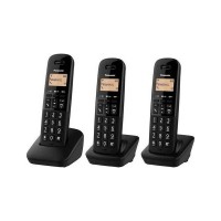 Panasonic KX-TGB613JTB Ασύρματο Τηλέφωνο Trio Μαύρο