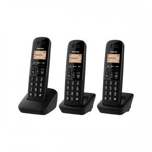 Panasonic KX-TGB613JTB Ασύρματο Τηλέφωνο Trio Μαύρο