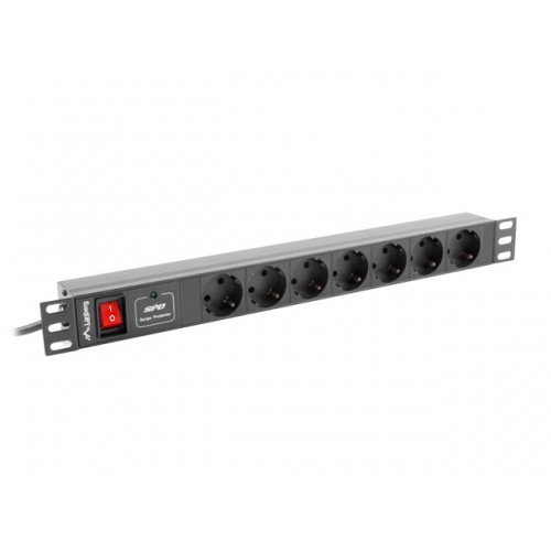 Bar Lanberg PDU-07F-0200-BK (2m; black color)