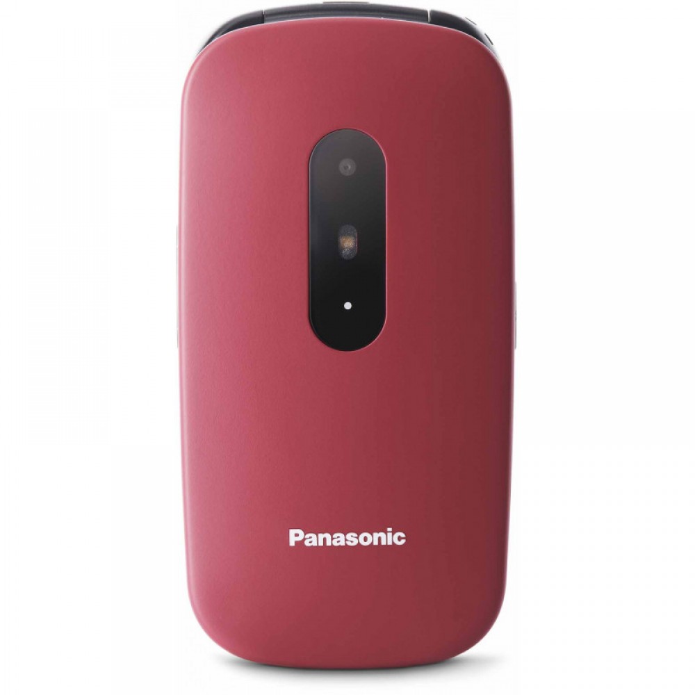 Panasonic KX-TU446 Single SIM Κινητό με Μεγάλα Κουμπιά Κόκκινο