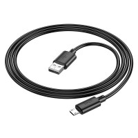 Hoco X88 Regular USB 2.0 to micro USB Cable Μαύρο 1m