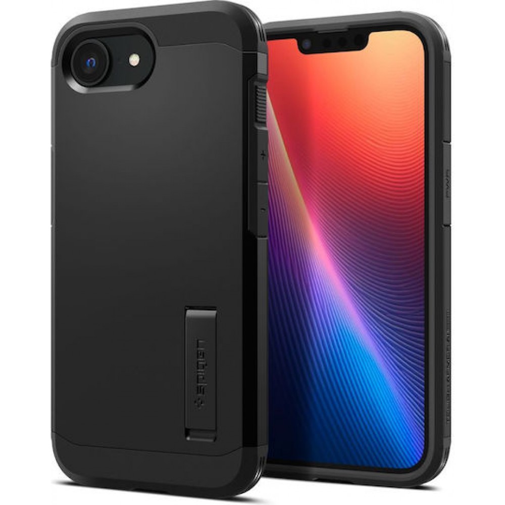 Spigen Tough Armor AI (MagFit) Back Cover Σιλικόνης / Πλαστικό 2mm Μαύρο (iPhone 17e / 16e)