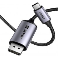 Ugreen CM556 Video Cable USB-C male - DisplayPort Γκρι 2m 25158