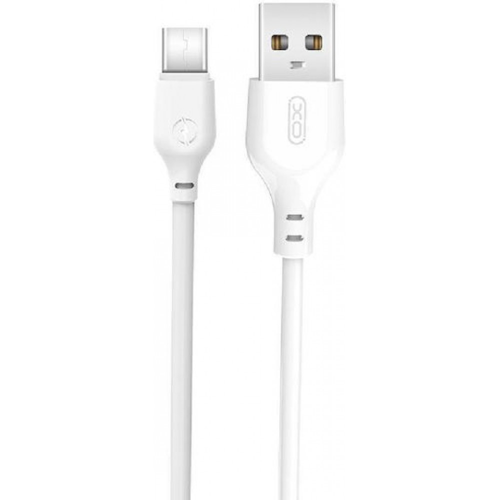 XO NB103 USB 2.0 Cable USB-C male - USB-A Λευκό 1m XO-NB103TWH-1M