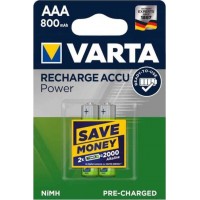 Varta Rechargeable Accu Επαναφορτιζόμενες Μπαταρίες AAA Ni-MH 800mAh 1.2V 2τμχ