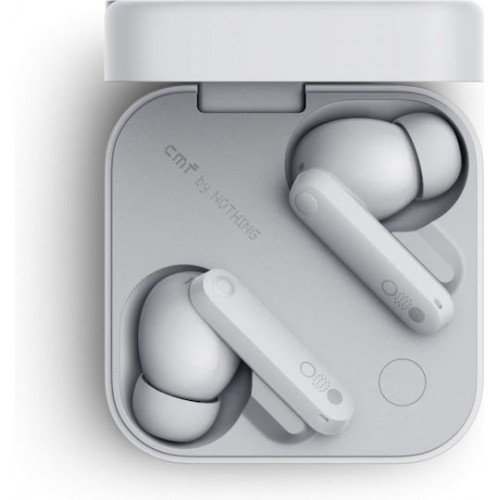 Nothing CMF Buds Pro 2 Bluetooth Handsfree Ακουστικά με Αντοχή στον Ιδρώτα και Θήκη Φόρτισης Light Grey