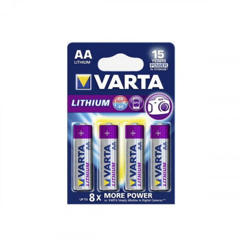 Varta Ultra Μπαταρίες Λιθίου AA LR 6 1x4