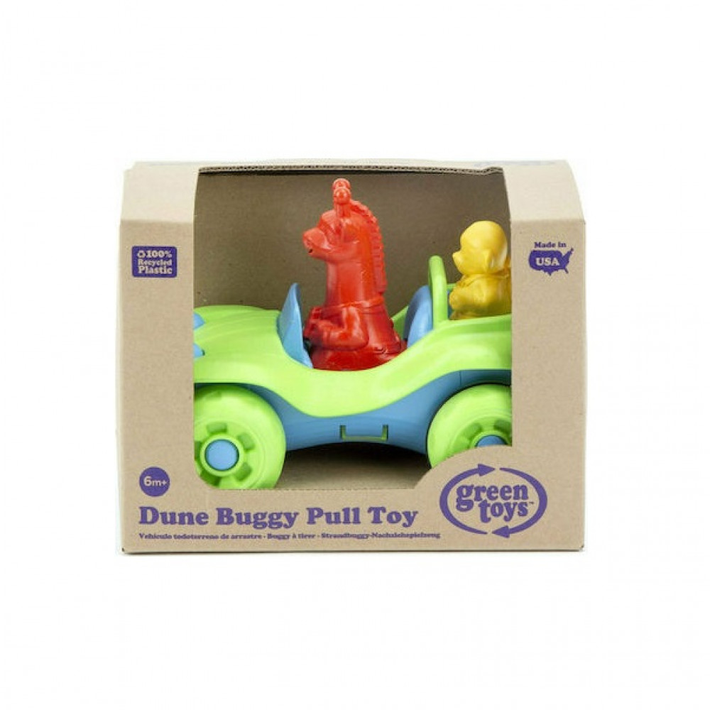 Green Toys: Dune Buggy Pull Toy - Green (PTDG-1309)