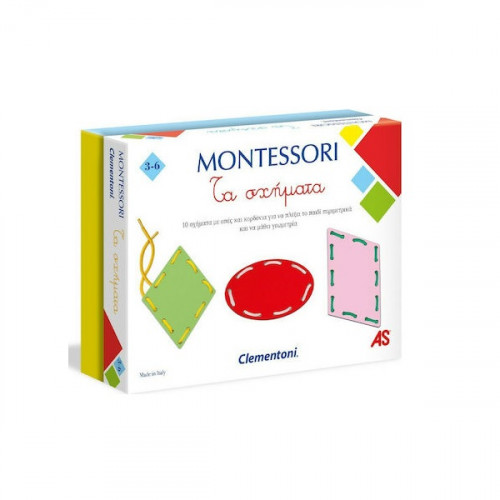AS Clementoni Montessori - Σχήματα & Κορδόνια (1024-63223)