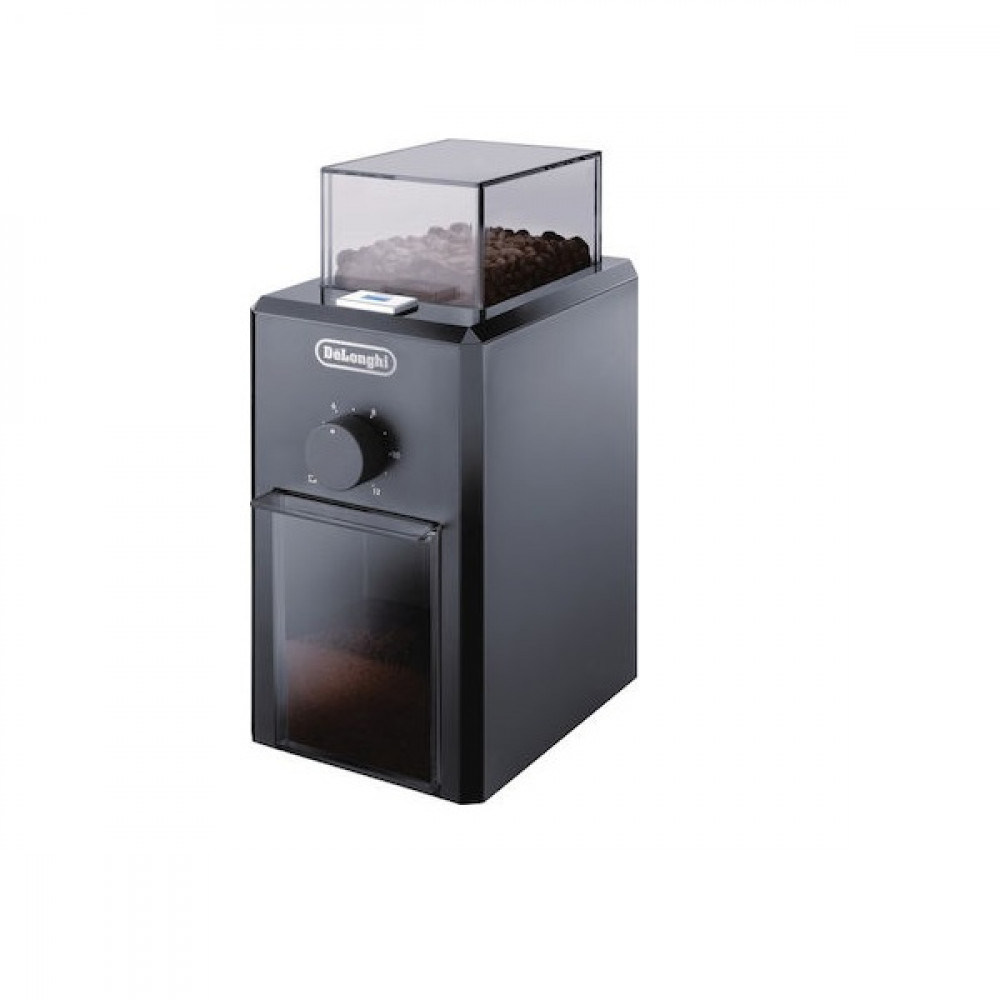 Delonghi KG79 Ηλεκτρικός Μύλος Καφέ 110W με Χωρητικότητα 120gr και 16 Επίπεδα Άλεσης Μαύρος