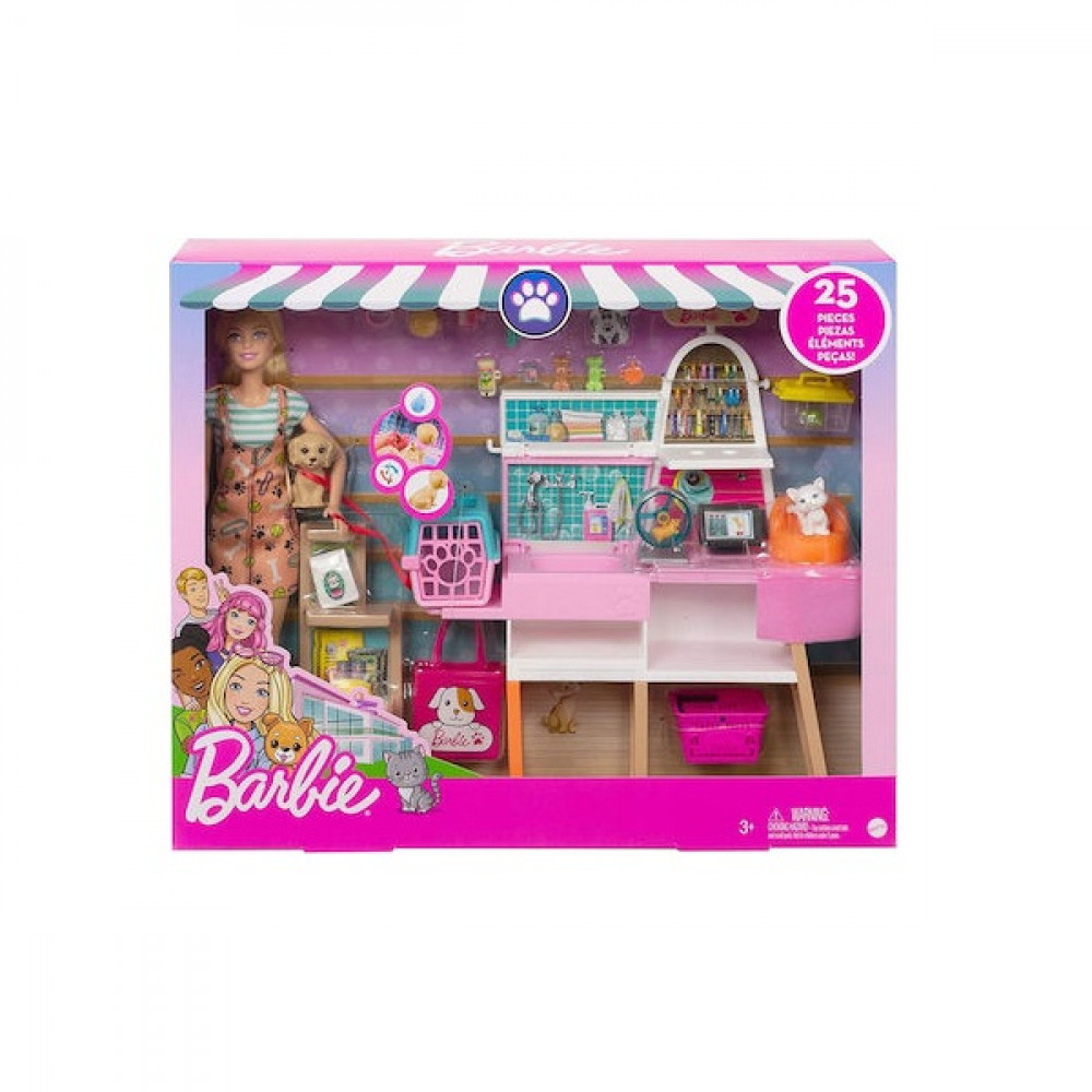 Mattel Barbie: Pet Supply Store Playset (GRG90)