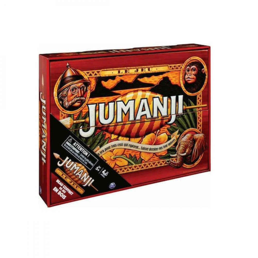 Spin Master - Jumanji Επιτραπέζιο σε Ξύλινη Συσκευασία (6059740)