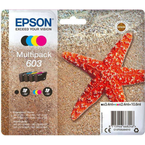 Epson Multipack 4-colours 603            T 03U6