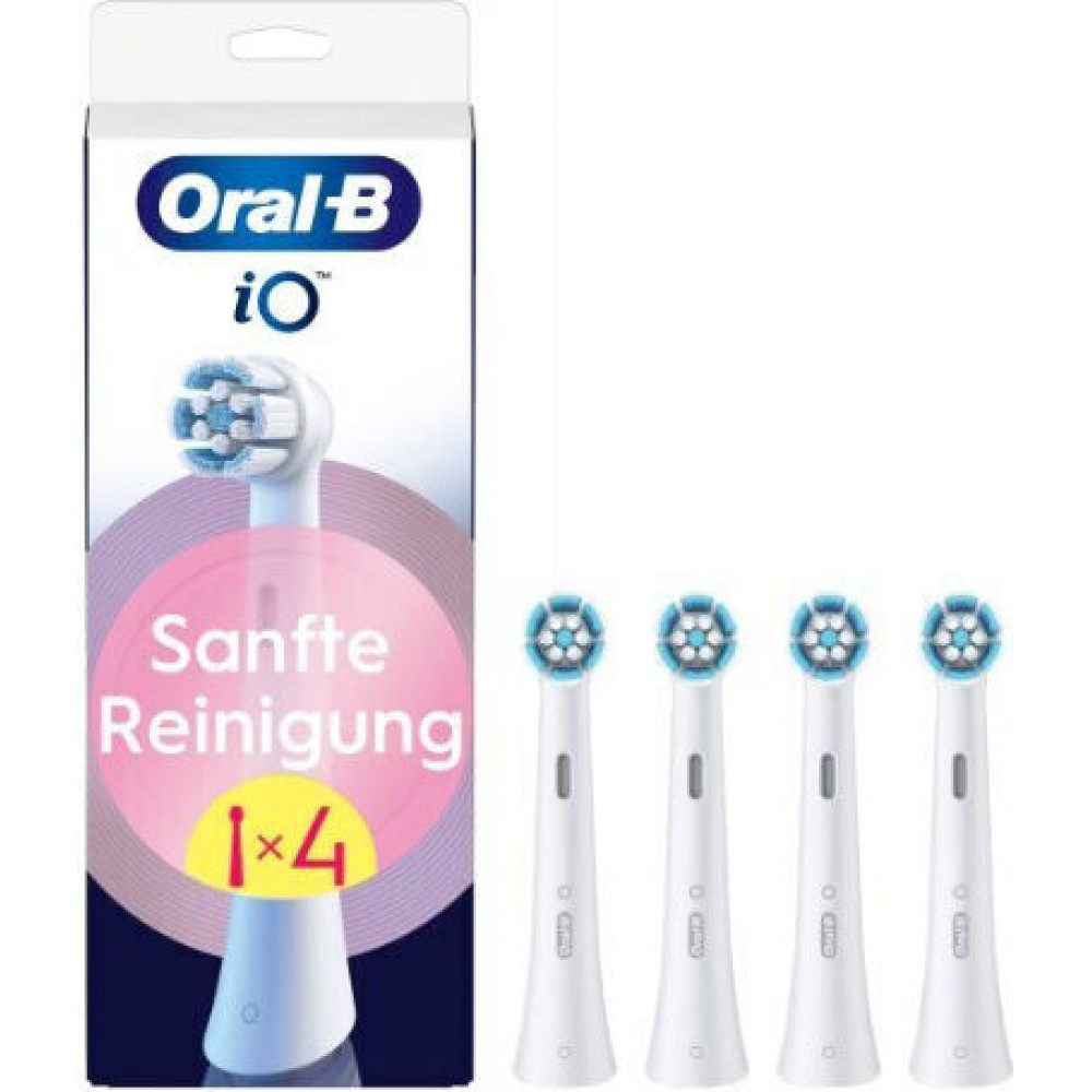 Oral-B Io Gentle Care Ανταλλακτικές Κεφαλές για Ηλεκτρική Οδοντόβουρτσα 4τμχ