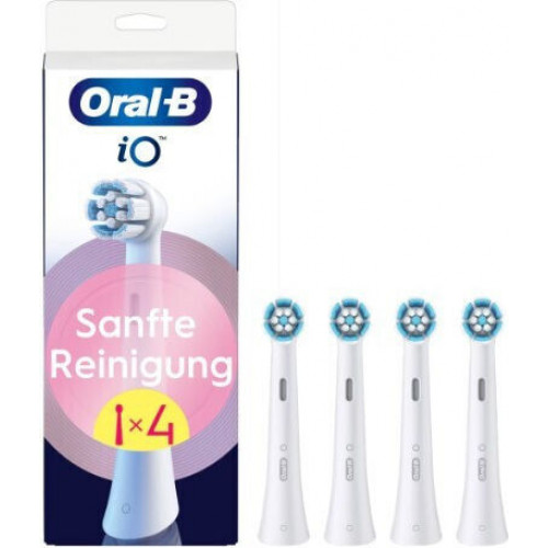 Oral-B Io Gentle Care Ανταλλακτικές Κεφαλές για Ηλεκτρική Οδοντόβουρτσα 4τμχ