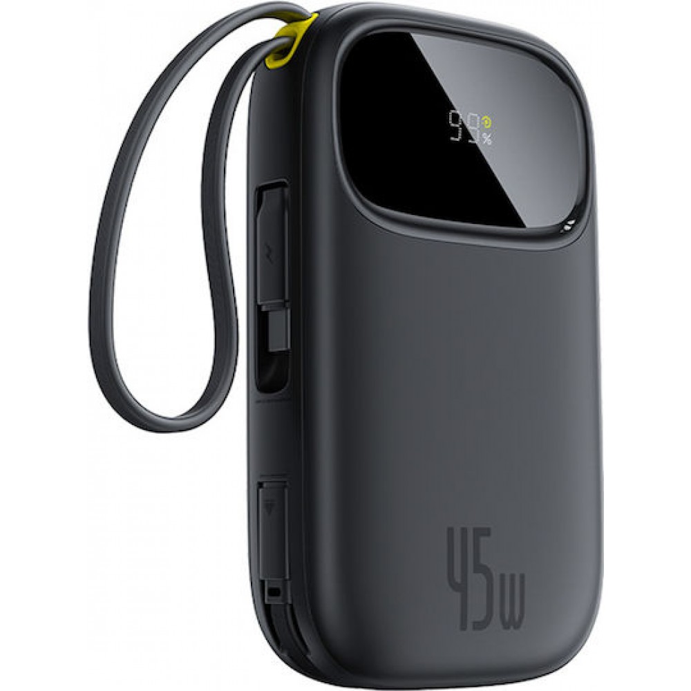 Baseus EnerFill FC31 Power Bank 10000mAh 45W με Θύρα USB-A και Θύρα USB-C Power Delivery / Quick Charge Μαύρο