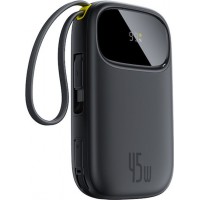 Baseus EnerFill FC31 Power Bank 10000mAh 45W με Θύρα USB-A και Θύρα USB-C Power Delivery / Quick Charge Μαύρο