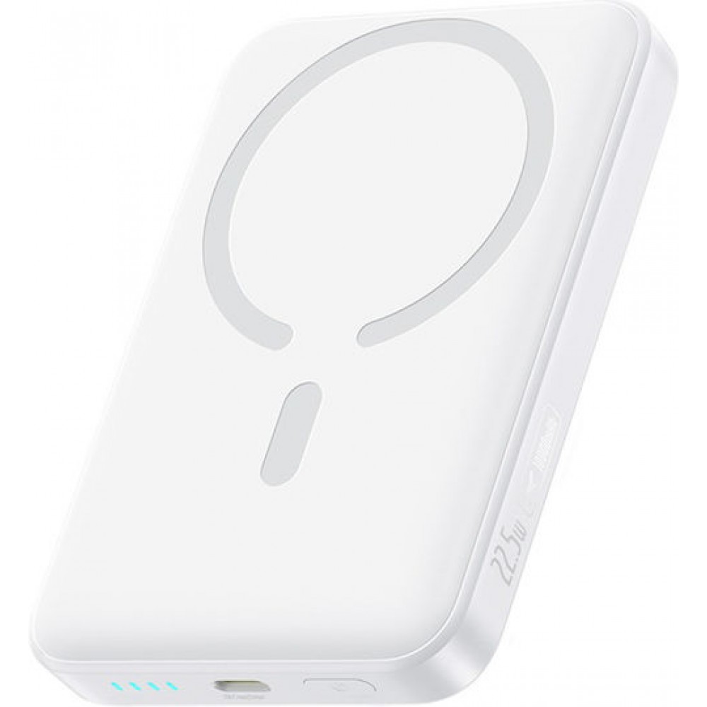Baseus EnerFill FM11 MagSafe Power Bank 10000mAh 22.5W με Θύρα USB-C Power Delivery / Quick Charge Λευκό