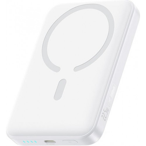 Baseus EnerFill FM11 MagSafe Power Bank 10000mAh 22.5W με Θύρα USB-C Power Delivery / Quick Charge Λευκό