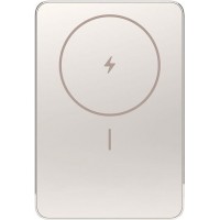 Xiaomi Super Slim Magnetic MagSafe Power Bank 5000mAh 22.5W με Θύρα USB-C Power Delivery / Quick Charge Χρυσό