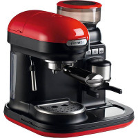 ARIETE 1318/00 Μηχανή Espresso με Μύλο Άλεσης Moderna Red