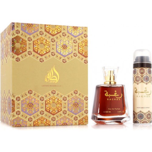 Set Raghba For Woman, Lattafa, Women, Eau de Parfum 100ml + Deo 50ml